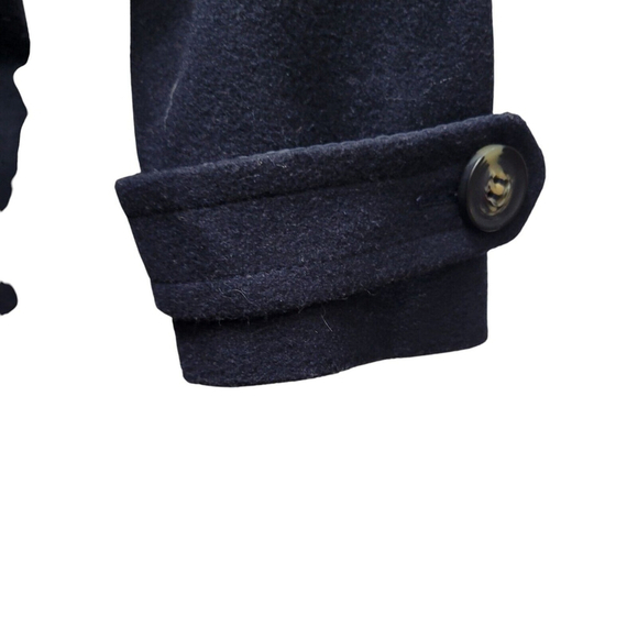 Forever 21 Double Breast Pea Coat Women's Medium Navy Pre-owned - Picture 11 of 11